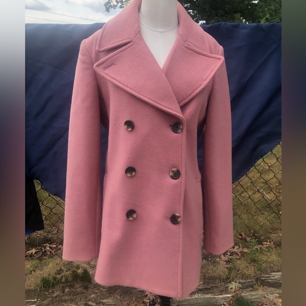 Pink Old Navy pea coat